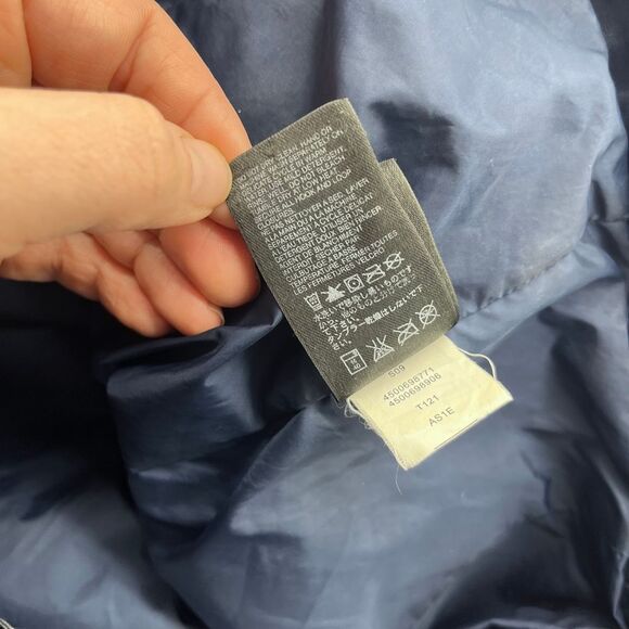 The North Face Womens L HyVent Full Zip Hooded Rain Jacket Lightweight Blue S09 - Picture 7 of 11